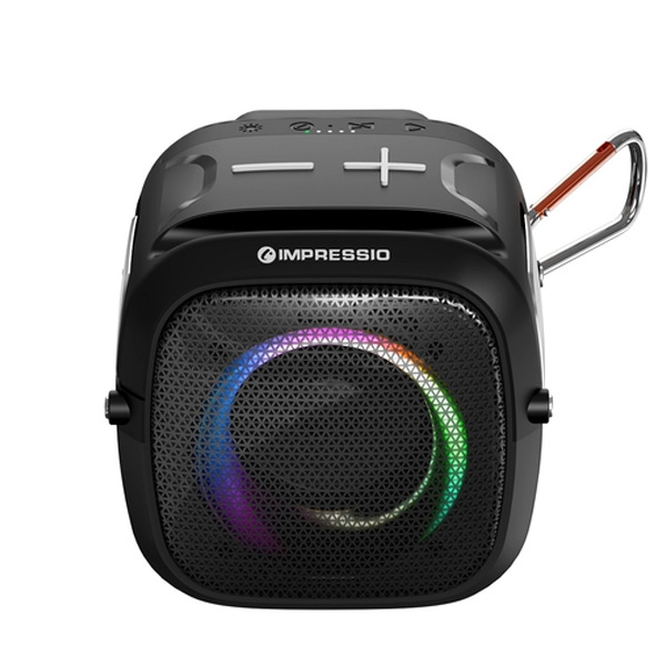 Repro C-TECH Impressio Qubis mini, SD, USB, BT, AUX-IN, FM rádio, TWS, IPX6, RGB Repro C-TECH Impressio Qubis mini, SD, USB, BT, AUX-IN, FM rádio, TWS, IPX6, RGB