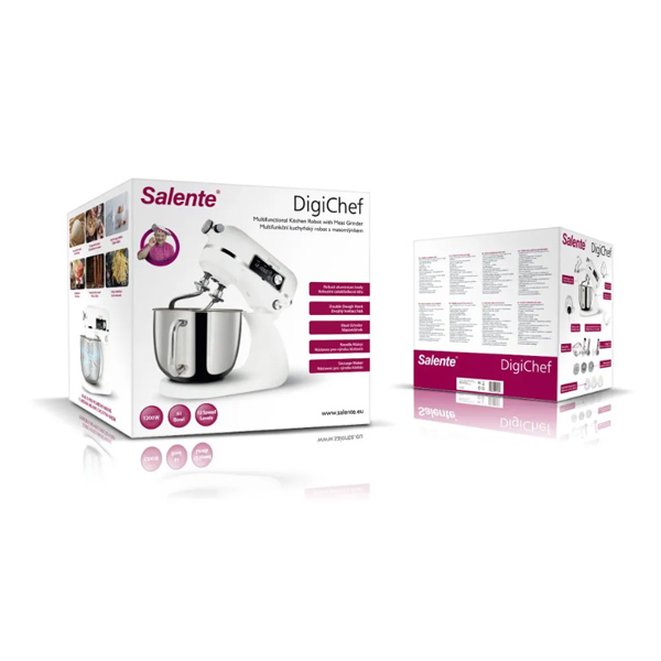 Salente DigiChef, kuchyňský robot 6v1, 6 litrová mísa, digitální displej Salente DigiChef, kuchyňský robot 6v1, 6 litrová mísa, digitální displej
