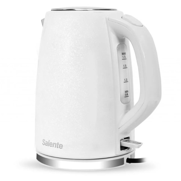 Salente IceQueen, rychlovarná konvice 1,7 l, nerezová ocel, bílá Salente IceQueen, rychlovarná konvice 1,7 l, nerezová ocel, bílá