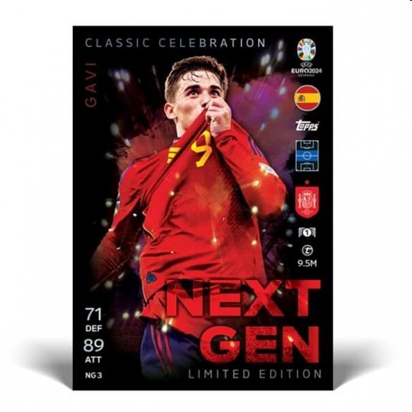 Topps EURO 2024 Mega Tin 2 Next Gen Topps EURO 2024 Mega Tin 2 Next Gen