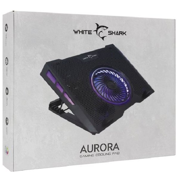 White Shark Cooling pad AURORA, black White Shark Cooling pad AURORA, black