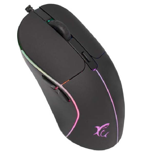 White Shark Gaming mouse WARLOCK, 6400 dpi, černá White Shark Gaming mouse WARLOCK, 6400 dpi, černá