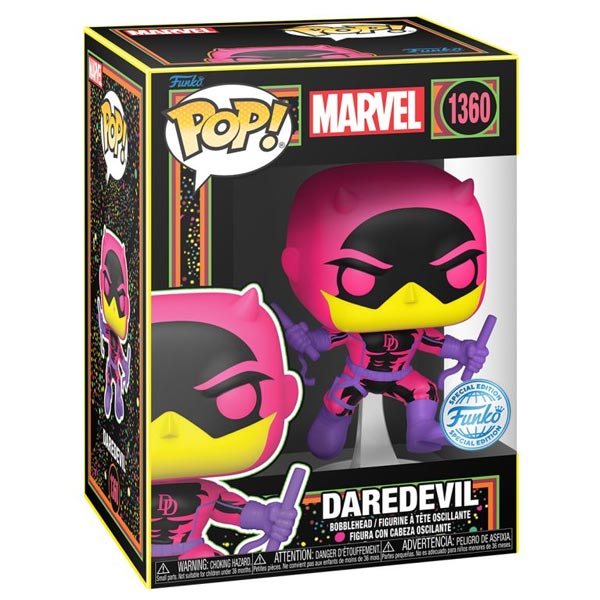 POP! Classic Daredevil Blacklight (Marvel) Special Edition POP! Classic Daredevil Blacklight (Marvel) Special Edition
