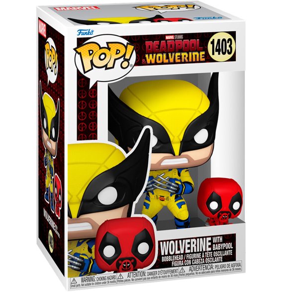 POP! Deadpool & Wolverine: Wolverine with Babypool (Marvel) POP! Deadpool & Wolverine: Wolverine with Babypool (Marvel)