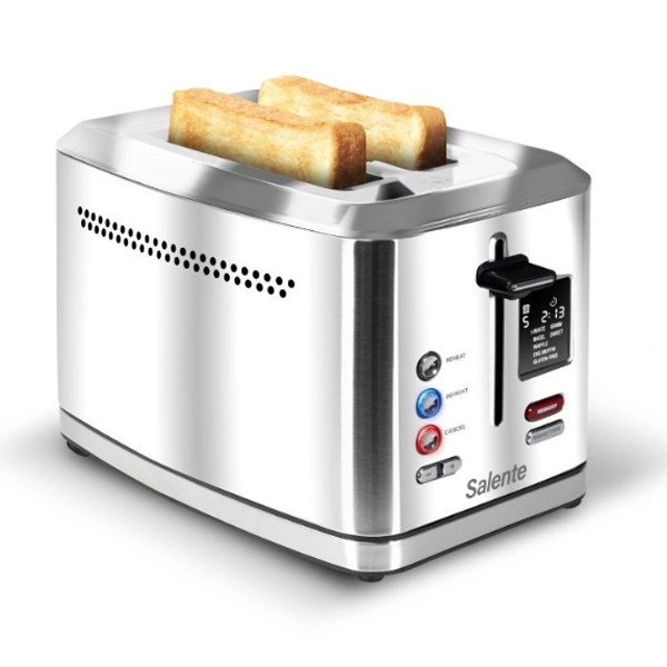 Salente ToastMax topinkovač s digitálním displejem, nerezový Salente ToastMax topinkovač s digitálním displejem, nerezový