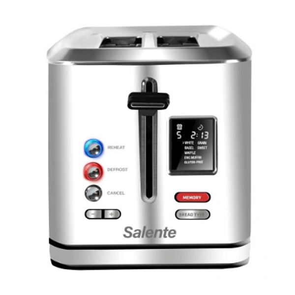 Salente ToastMax topinkovač s digitálním displejem, nerezový Salente ToastMax topinkovač s digitálním displejem, nerezový