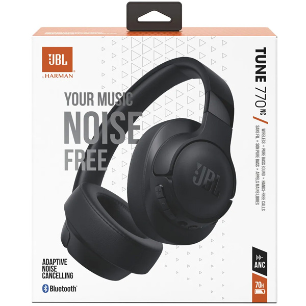 JBL Live 770NC bezdrátové sluchátka, černé JBL Live 770NC bezdrátové sluchátka, černé