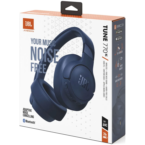 JBL Live 770NC bezdrátové sluchátka, modré JBL Live 770NC bezdrátové sluchátka, modré