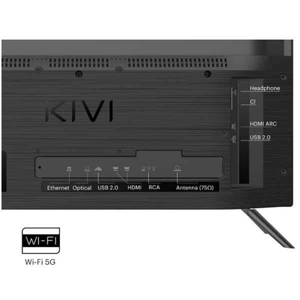 KIVI TV 24H760QB, 24" (61 cm), HD LED TV,  AndroidTV, černý
