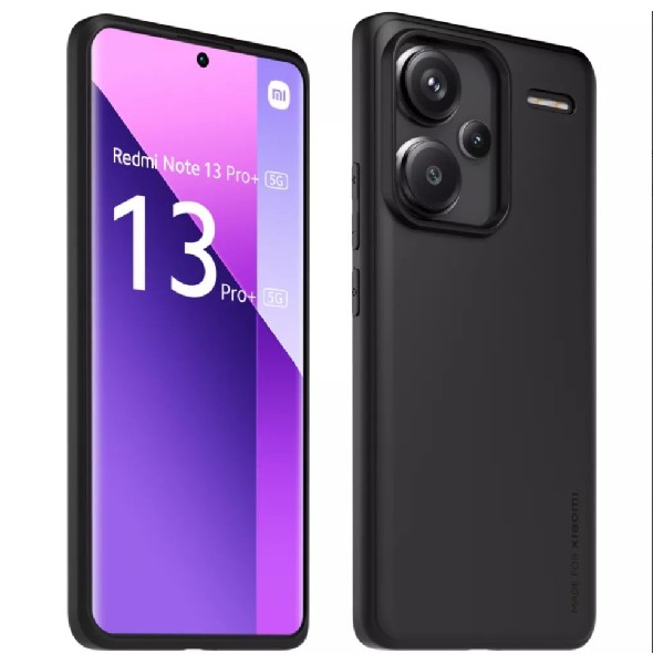 Made for Xiaomi TPU pouzdro pro Xiaomi Redmi Note 13 Pro+, černé Made for Xiaomi TPU pouzdro pro Xiaomi Redmi Note 13 Pro+, černé