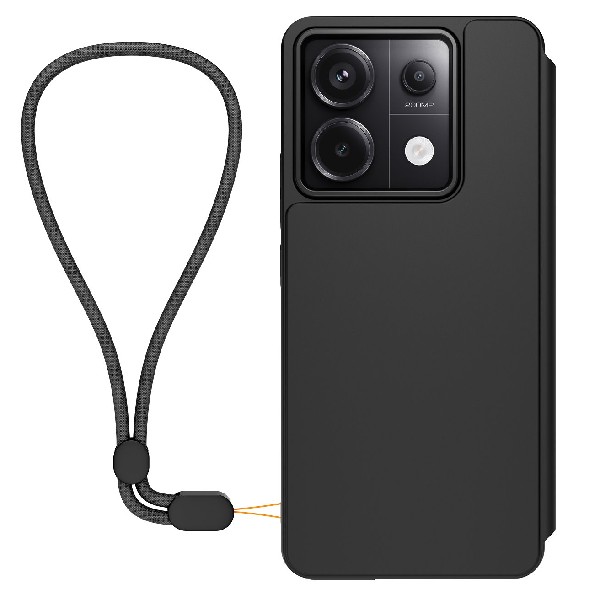 Made for Xiaomi TPU pouzdro pro Xiaomi Redmi Note 13 Pro s poutkem, černé Made for Xiaomi TPU pouzdro pro Xiaomi Redmi Note 13 Pro s poutkem, černé