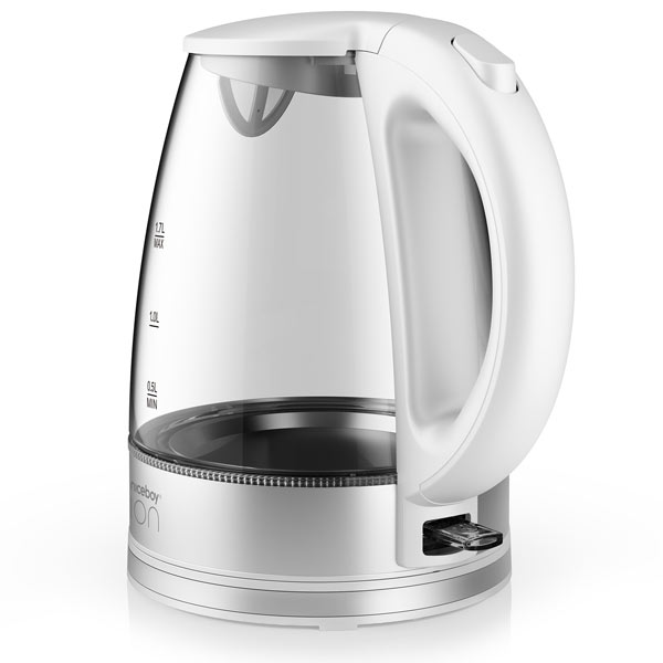 Niceboy ION Kettle K1 Crystal Glass rychlovarná konvice, bílá Niceboy ION Kettle K1 Crystal Glass rychlovarná konvice, bílá