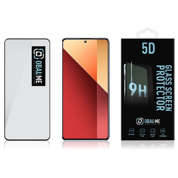 OBAL:ME 5D Ochranné tvrzené sklo pro Xiaomi Redmi 13 Pro 4G/5G, černé OBAL:ME 5D Ochranné tvrzené sklo pro Xiaomi Redmi 13 Pro 4G/5G, černé