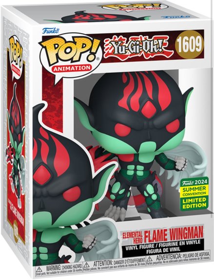 POP! Animation: Elemental Hero Flame Wingman (Yu Gi Oh) 2024 Summer Convention Limited POP! Animation: Elemental Hero Flame Wingman (Yu Gi Oh) 2024 Summer Convention Limited