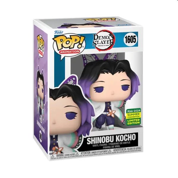 POP! Animation: Shinobu Kocho (Demon Slayer) 2024 Summer Convention Limited Edition POP! Animation: Shinobu Kocho (Demon Slayer) 2024 Summer Convention Limited Edition