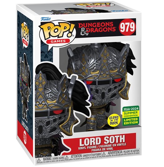POP! Lord Soth (Dungeons & Dragons) 2024 Summer Convention Limited (Glows in The Dark) POP! Lord Soth (Dungeons & Dragons) 2024 Summer Convention Limited (Glows in The Dark)