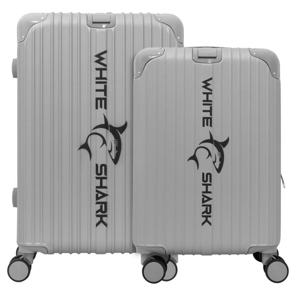 White Shark GUARDIAN BUNDLE 20'' a 24'', 2 kufry na kolečkách, stříbrné White Shark GUARDIAN BUNDLE 20'' a 24'', 2 kufry na kolečkách, stříbrné