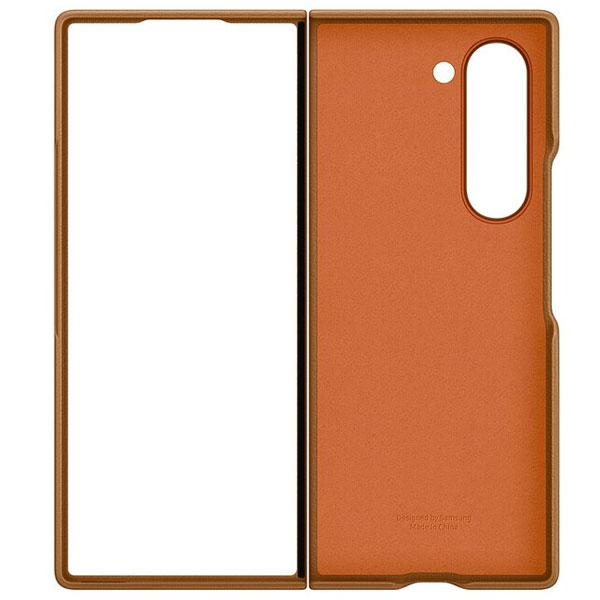 Zadní kryt Samsung KindSuit pro Galaxy Z Fold6, hnědý Zadní kryt Samsung KindSuit pro Galaxy Z Fold6, hnědý