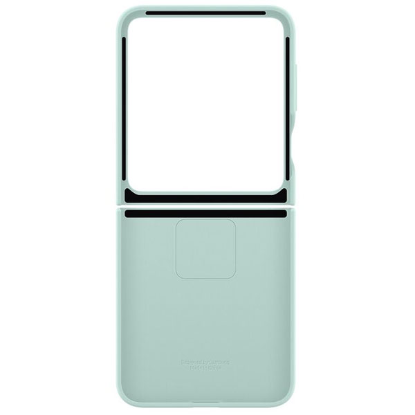 Zadní kryt Samsung Silicone Cover s kroužkem pro Galaxy Z Flip6, mint Zadní kryt Samsung Silicone Cover s kroužkem pro Galaxy Z Flip6, mint