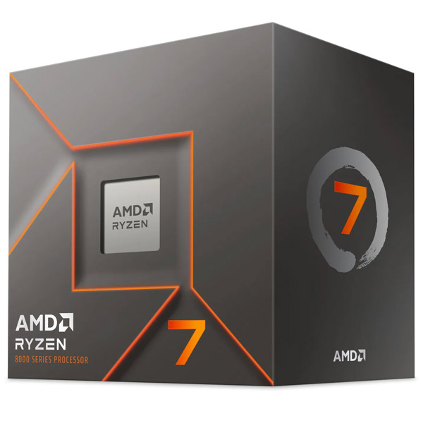 AMD Ryzen 7 8700F (až 5,0GHz / 24MB / 45-65W / AM5) Box s chladičem AMD Ryzen 7 8700F (až 5,0GHz / 24MB / 45-65W / AM5) Box s chladičem