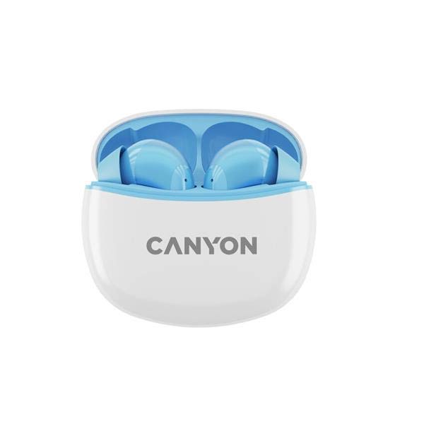 Canyon TWS-5 bezdrátové sluchátka, modré Canyon TWS-5 bezdrátové sluchátka, modré
