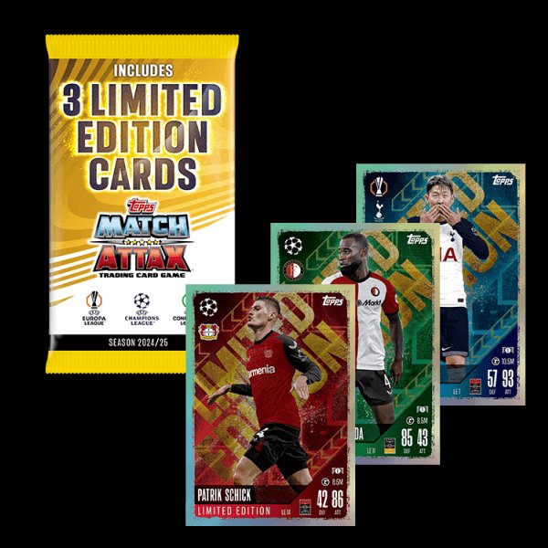 Fotbalové karty Topps Match Attax TCG 2024/25 UCC Mega Multipack Fotbalové karty Topps Match Attax TCG 2024/25 UCC Mega Multipack