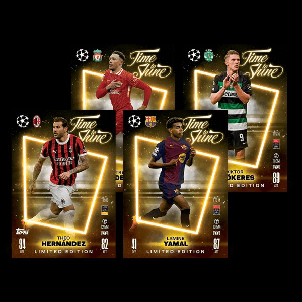 Fotbalové karty Topps Match Attax TCG 2024/25 UCC Mega Tin 4 žltá Fotbalové karty Topps Match Attax TCG 2024/25 UCC Mega Tin 4 žltá