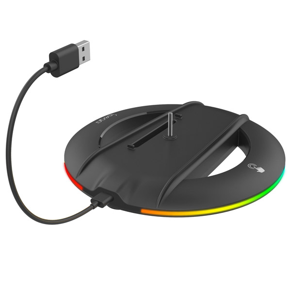 iPega P5S025S Vertikální stojan s RGB pro PS5 Slim/PS5 Pro black iPega P5S025S Vertikální stojan s RGB pro PS5 Slim/PS5 Pro black