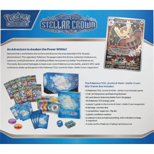 Kartová hra TCG: Scarlet & Violet Stellar Crown Elite Trainer Box (Pokémon) Kartová hra TCG: Scarlet & Violet Stellar Crown Elite Trainer Box (Pokémon)