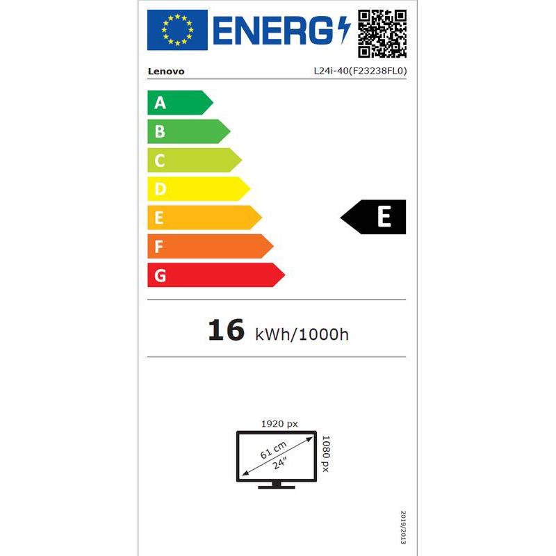 Lenovo L24i-40 23,8"FHD IPS 100Hz 16:9 1300:1 250cd 4ms HDMI+VGA Lenovo L24i-40 23,8"FHD IPS 100Hz 16:9 1300:1 250cd 4ms HDMI+VGA