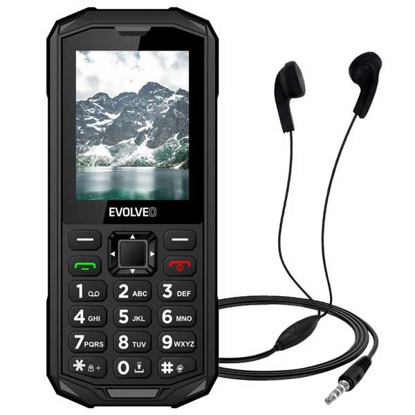 Evolveo StrongPhone X5, vodotěsný odolný Dual SIM telefon, černo-šedý Evolveo StrongPhone X5, vodotěsný odolný Dual SIM telefon, černo-šedý
