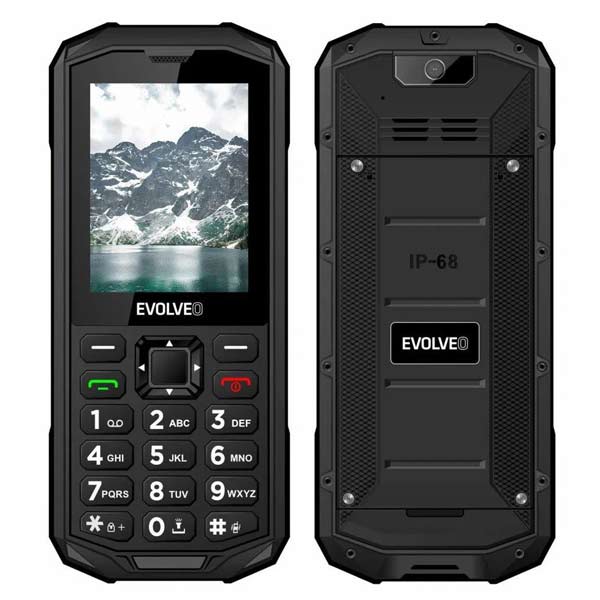 Evolveo StrongPhone X5, vodotěsný odolný Dual SIM telefon, černo-šedý Evolveo StrongPhone X5, vodotěsný odolný Dual SIM telefon, černo-šedý