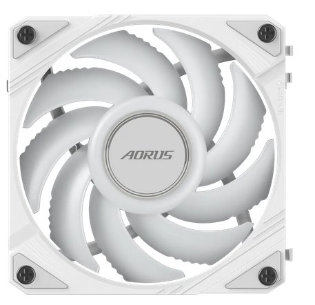 Gigabyte AORUS EZ CHAIN FAN 120 ICE, ARGB, white Gigabyte AORUS EZ CHAIN FAN 120 ICE, ARGB, white