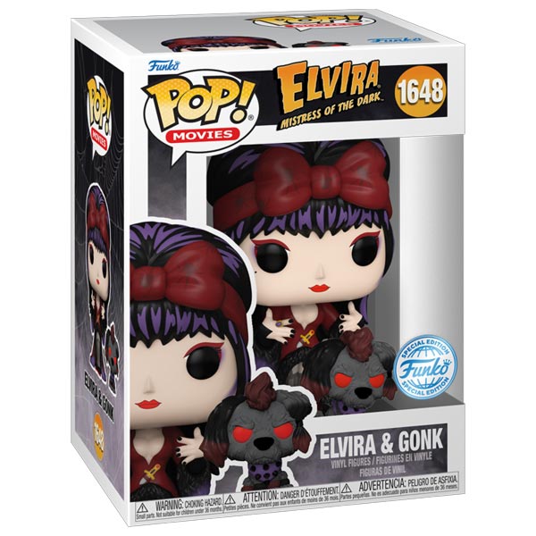 POP! Movies: Elvira & Gonk (Elvira Mistress of the Dark) POP! Movies: Elvira & Gonk (Elvira Mistress of the Dark)