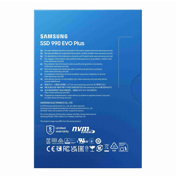 Samsung SSD 990 EVO Plus, 4TB Samsung SSD 990 EVO Plus, 4TB