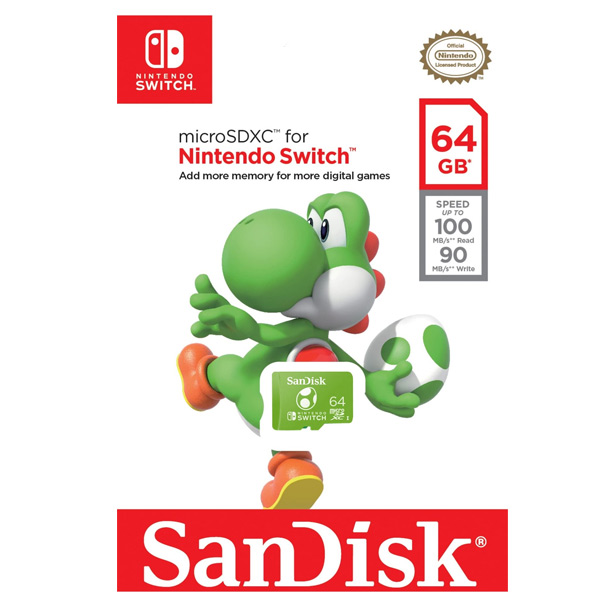 SanDisk Nintendo Switch Micro SDXC 64 GB SanDisk Nintendo Switch Micro SDXC 64 GB