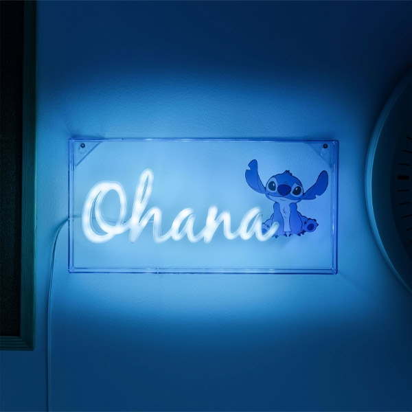 Stitch Ohana LED Neon Light (Disney) Stitch Ohana LED Neon Light (Disney)