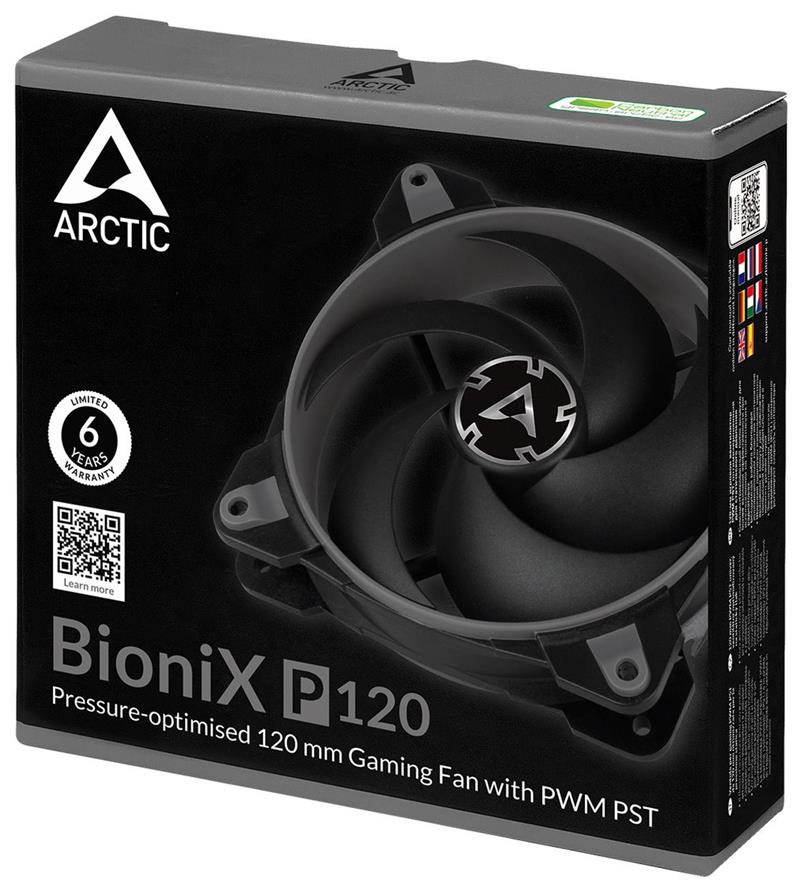 Arctic ventilátor BioniX P120 B&G Arctic ventilátor BioniX P120 B&G