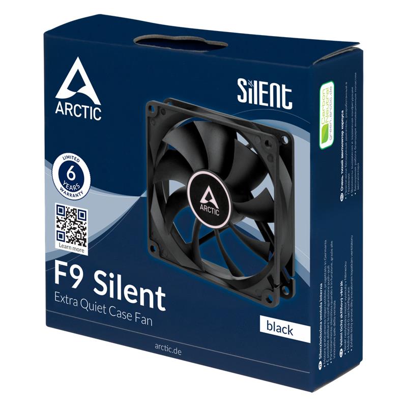 Arctic ventilátor F9 Silent black Arctic ventilátor F9 Silent black