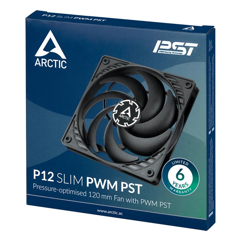 Arctic ventilátor P12 Slim PWM PST Arctic ventilátor P12 Slim PWM PST