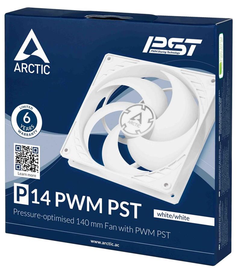 Arctic ventilátor P14 PWM PST W Arctic ventilátor P14 PWM PST W