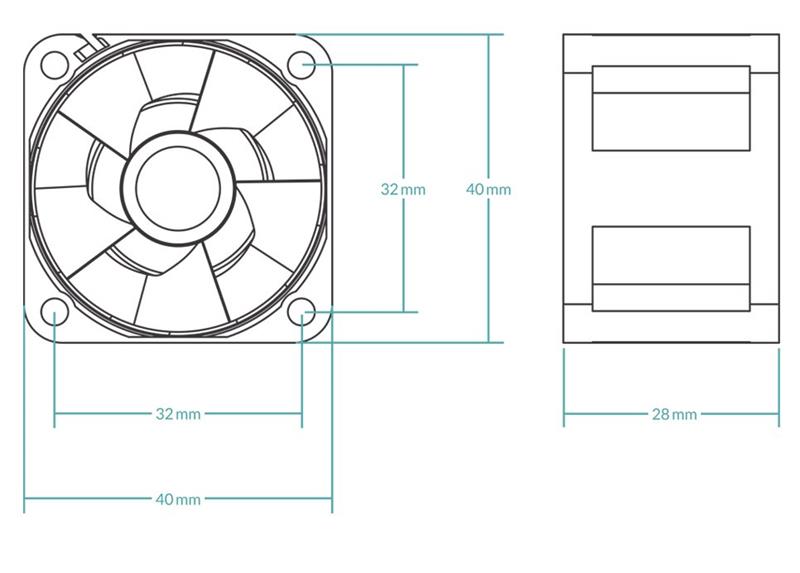 Arctic ventilátor S4028-6K (40 mm 6k RPM pre Server) Arctic ventilátor S4028-6K (40 mm 6k RPM pre Server)