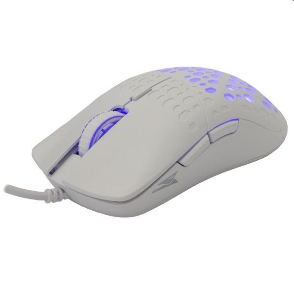 Baracuda Gaming mouse OCTOPUS, 6D, 3600 dpi, white, vystavený, záruka 21 měsíců
