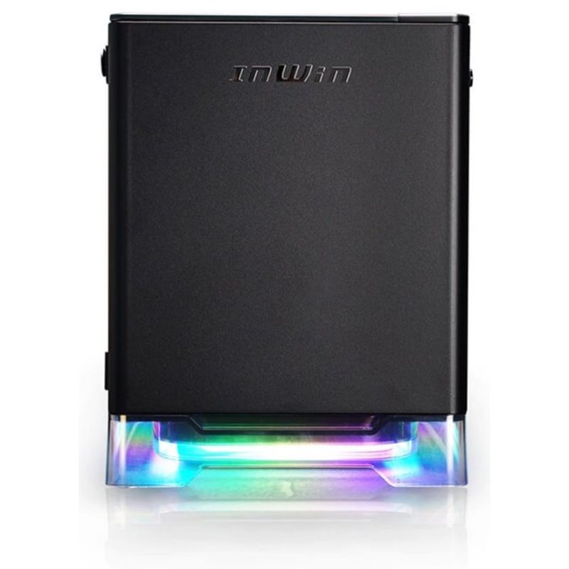 InWin A1 Plus black, PSU 650W GOLD included, Mini ITX, TG, ARGB Fans, Qi 10W Charging