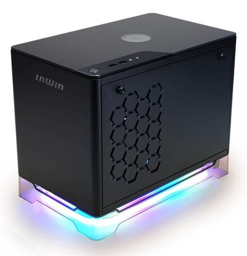 InWin A1 Plus black, PSU 650W GOLD included, Mini ITX, TG, ARGB Fans, Qi 10W Charging InWin A1 Plus black, PSU 650W GOLD included, Mini ITX, TG, ARGB Fans, Qi 10W Charging
