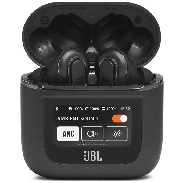 JBL Tour Pro 2 bezdrátové sluchátka, černé