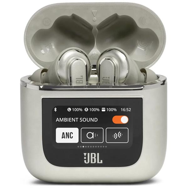 JBL Tour Pro 2 bezdrátové sluchátka, šampanské