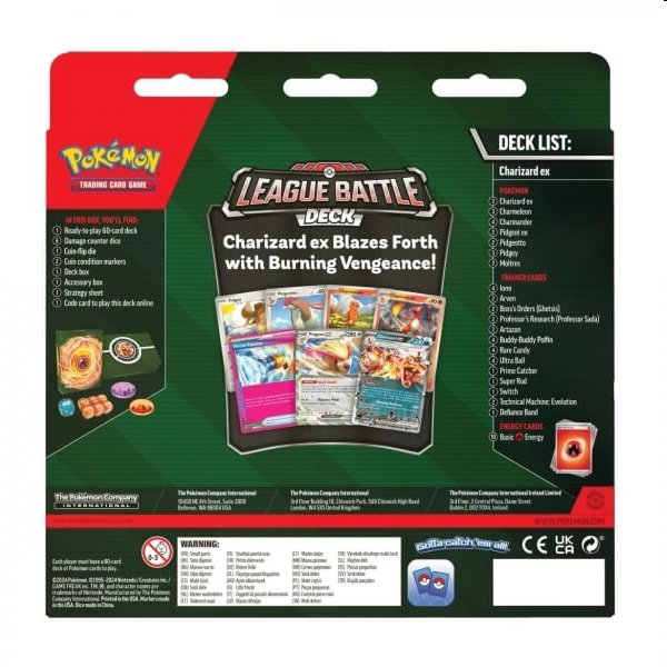 Kartová hra Pokémon TCG: Charizard ex League Battle Deck (Pokémon) Kartová hra Pokémon TCG: Charizard ex League Battle Deck (Pokémon)