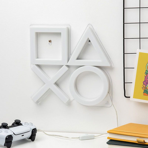 LED Neon lampa PlayStation na stěnu LED Neon lampa PlayStation na stěnu