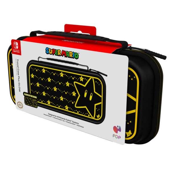 PDP Super Star Plus Glow cestovní obal pro Nintendo Switch, černý PDP Super Star Plus Glow cestovní obal pro Nintendo Switch, černý